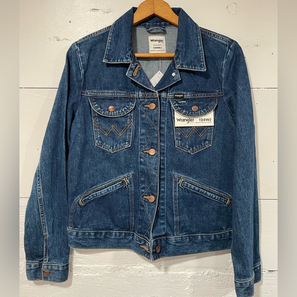 NWT Wrangler 124WJ Icons denim jacket // small - Picture 1 of 6